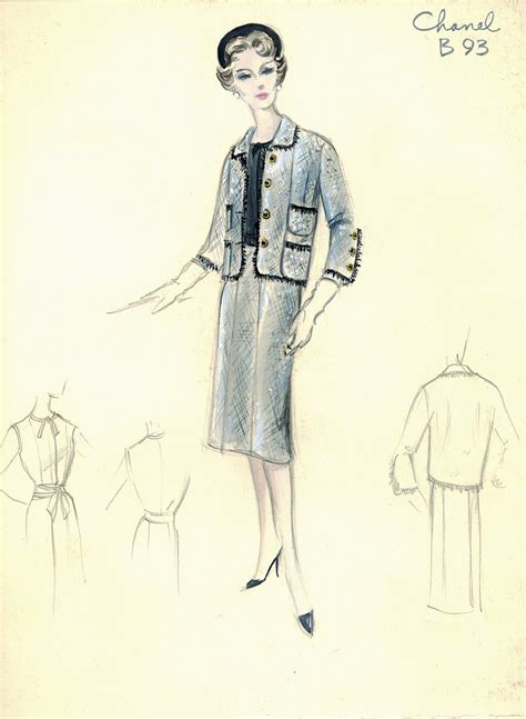 giacca chanel da disegno